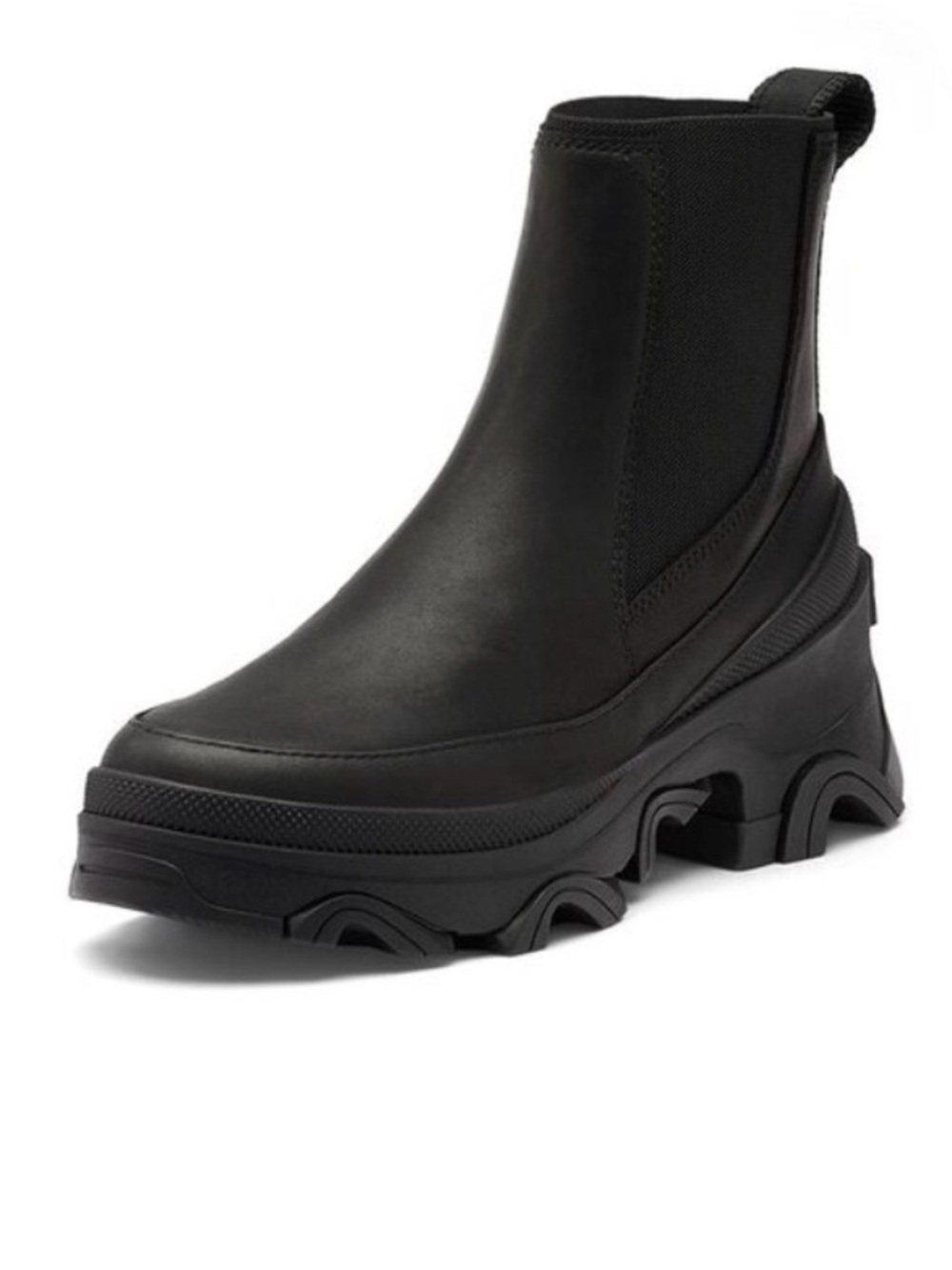 Sorel Brex Chelsea Boot Waterproof Black Leather Women’s 11